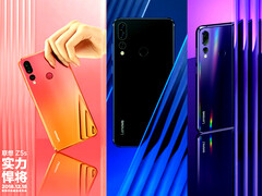 Lenovo Z5s: Offizielle Bilder zeigen die drei Farben.