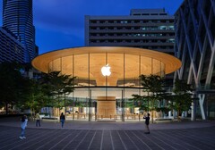 Apples neuer Store in Bangkok: Die Aktie steigt trotz bestätigter iPhone 12-Verspätung auf über 400 US-Dollar. (Bild: Apple)