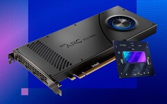 Die neueste Profi-Grafikkarte von Intel belegt nur einen PCIe-Slot, unterstützt dennoch vier Monitore. (Bild: Intel)