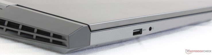 Links: USB 3.1 Typ-A, kombinierter 3,5-mm-Audioanschluss
