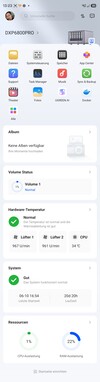 App-Oberfläche