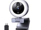 Tiefstpreis: Ugreen 2K-Webcam mit Ringlicht: Für Streaming und Videocalls jetzt unter 30 Euro