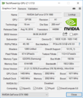 Systeminfo: GPU-Z Geforce GTX 1060