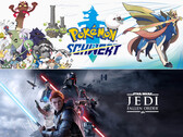Spielecharts: Star Wars Jedi und Pokémon die Verkaufsschlager zu Black Friday.