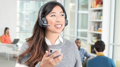 Logitech Zone Wireless (Plus): Kabellose Bluetooth-Headsets fürs Büro.