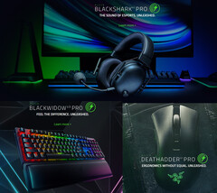 Razer BlackShark V2 Pro, DeathAdder V2 Pro und BlackWidow V3 Pro jetzt kabellos.