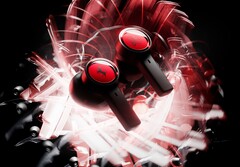 Die B&amp;O Beoplay EX präsentieren sich in der Ferrari Edition in auffälligem Rot. (Bild: Bang &amp; Olufsen)