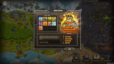 Im Bild: Ein Gameplay-Screenshot aus Kingdom Rush - Tower Defense.