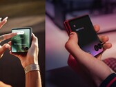 Das Motorola Razr 60 und das Razr 60 Ultra werden in einer Reihe auffälliger Farben angeboten. (Bildquelle: Motorola)
