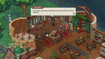 Im Bild: Ein Gameplay-Screenshot aus Witchbrook.