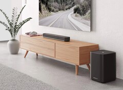 Die Sennheiser Ambeo Mini verspricht räumlichen Klang im kompakten Soundbar-Gehäuse. (Bild: Sennheiser)