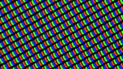 Darstellung der Sub-Pixel in einer klassichen RGB-Matrix