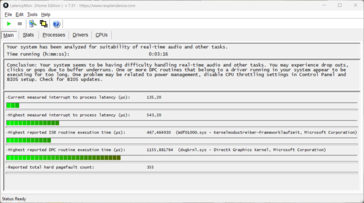 LatencyMon - Übersicht