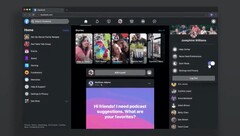 Das neue Facebook-Design sieht sehr viel hübscher aus – und ein Dark Mode ist auch mit dabei! (Bild: Facebook)