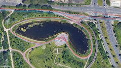 GNSS-Testfahrt: Seeumrundung