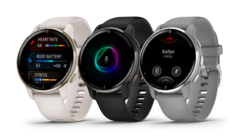Mit der Venu 2 Plus steht ein neues Smartwatch-Modell von Garmin in den Startlächern, wie ein geleaktes Bild bekräftigt. (Bild: @davezatz)