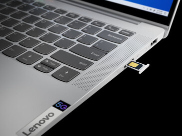 Das IdeaPad 5G ist eines der ersten Notebooks, das den neuen Mobilfunkstandard unterstützt (Bild: Lenovo)