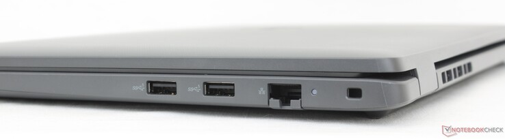 Rechts: 2x USB-A 3.2 Gen. 1, Gigabit RJ-45, keilförmiges Design