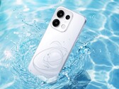 Das Oppo Reno16 Pro setzt auf eine auffällig verzierte Rückseite.