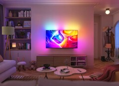 Der neueste Mini-LED Smart TV von Philips integriert eine Ambilight Plus Umgebungsbeleuchtung. (Bildquelle: Philips)