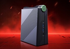 Der Chatreey AM08 Mini-PC setzt auf einen AMD Ryzen 9 5900HX, dessen Performance über einen Drehregler geregelt werden kann. (Bild: Chatreey)