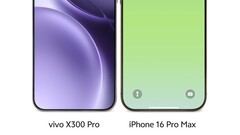 Vivo teasert die Displays der Zeiss-Kamera-Flaggschiffe und vergleicht mit Apples iPhone 16 Pro und Pro Max. (Bildquelle: Han BoXiao)
