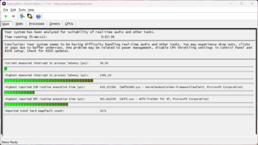 LatencyMon - Übersicht