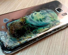 Akku explodiert: Galaxy S7 Edge fängt Feuer.