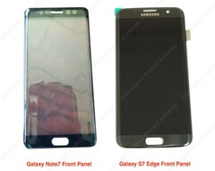 Samsung macht Platz für den Iris-Scanner: Der typische Samsung Schriftzug fehlt.