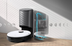 Der Deebot T8+ kommt mit einem LiDAR-Scanner und einer Absaugstation für nur 400 Euro. (Bild: Ecovacs)