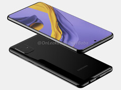 Das Samsung Galaxy A51 sieht dem Galaxy Note 10 relativ ähnlich (Bild: Pricebaba)