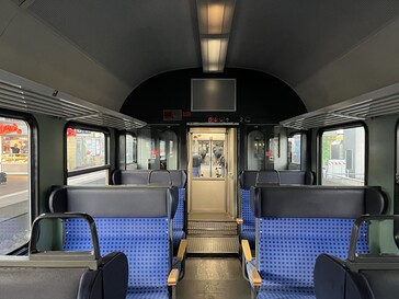 Innenraum der Waggons.