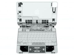Apple setzt auf eine ganze Armee von Magneten, um das iPad Pro sicher am Magic Keyboard zu befestigen. (Bild: iFixit)