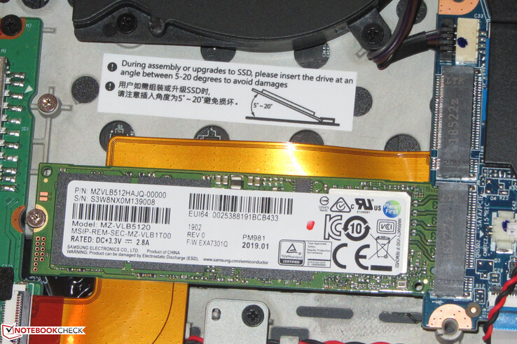 Das Erazer kann bis zu zwei M.2-SSDs aufnehmen.
