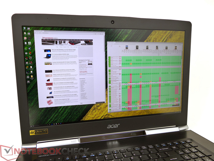 scharf, hell, matt und mit unglaublich viel Platz: 4K-Display im Acer Aspire Nitro VN7-793G