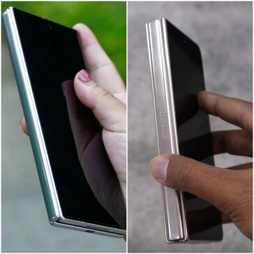 Xiaomi Mix Fold 2 (links) vs. Samsung Galaxy Z Fold4 (rechts)