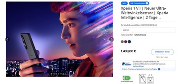 Nicht verfügbar bei Sony Deutschland