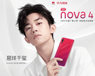 Huawei stellt Nova 4 mit Punch-Hole-Display und Triple-Kamera vor.