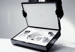 Golden Concept verbaut über 7.500 Diamanten ins Gehäuse eines iPhones, einer Apple Watch und von AirPods Max. (Bild: Golden Concept)