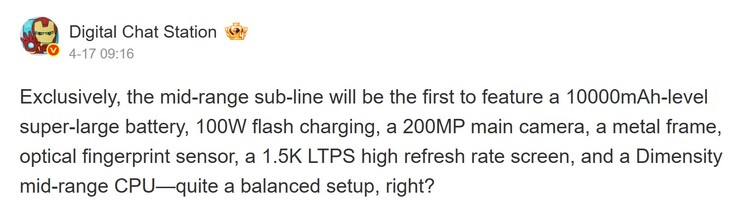 Der neue Xiaomi-Leak von Digital Chat Station (maschinell übersetzt)
