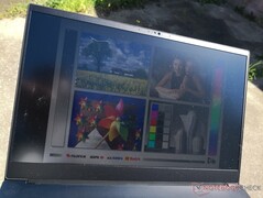 Im Freien in der Sonne