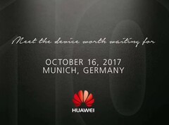 Eine geleakte Einladung deutet auf den 16. Oktober als wahrscheinlichen Start für das Mate 10.