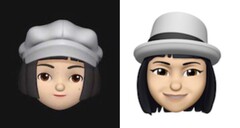Xiaomis Mimoji links, Apples Memoji rechts – der Stil ist zum Verwechseln ähnlich. (Bilder: Xiaomi / Apple)