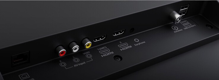 Der Xiaomi Smart TV 5A besitzt nur zwei HDMI-Ports sowie einen Composite-Anschluss. (Bild: Xiaomi)