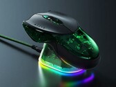 Die Razer Boomslang kombiniert ein transparentes Gehäuse mit Leder-Maustasten.