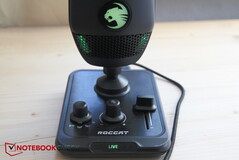 Grün und ein "live" in der Basis während der Aufnahme