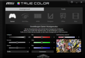MSI True Color - Anzeigemodi