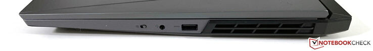 Rechts: E-Shutter für Webcam, 3,5-mm-Audio, USB-A 3.2 Gen.1