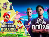 Games: FIFA 19 und New Super Mario Bros die Topseller Europas in H1/2019.