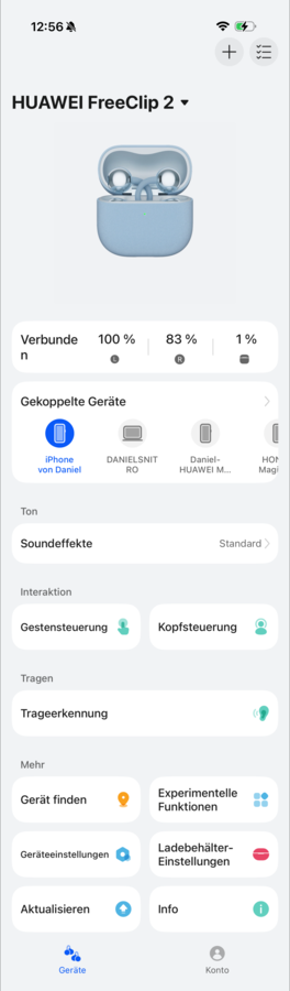 Audio Connect auf dem iPhone